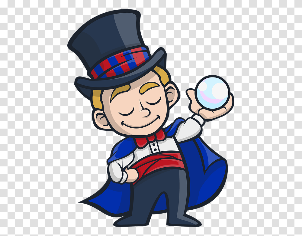 Thumb Image Magician Clipart, Performer, Helmet, Apparel Transparent Png