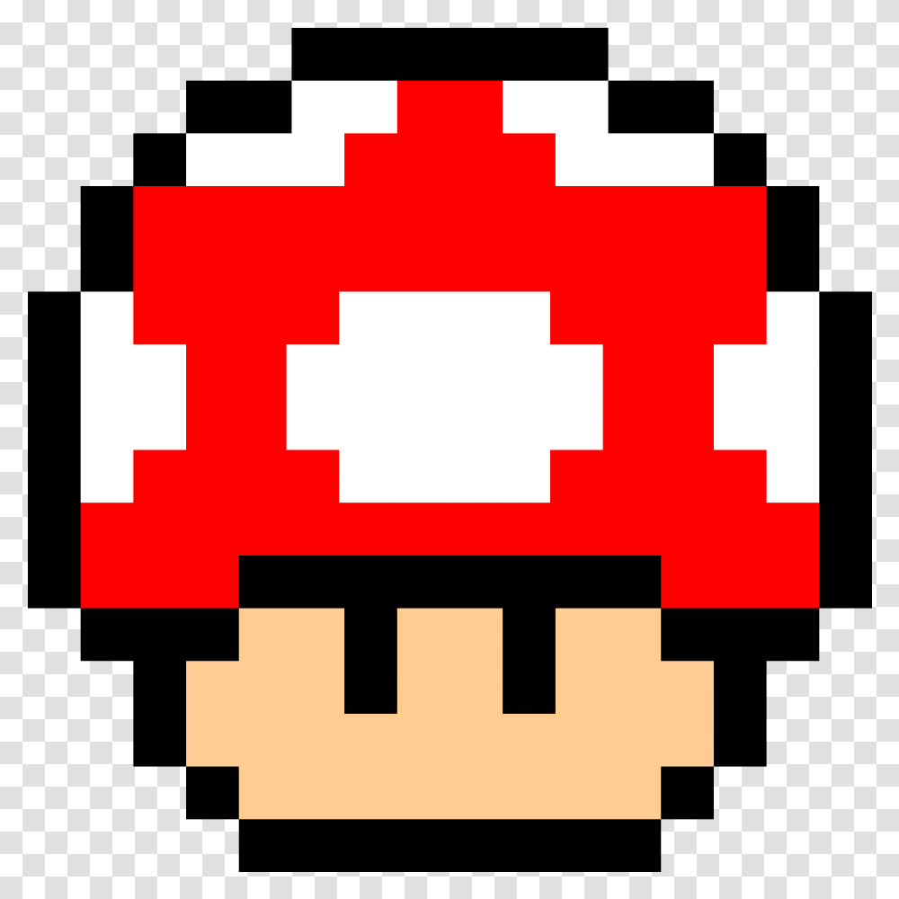 Thumb Image Mario Mushroom Pixel, First Aid, Pac Man, Pillow, Cushion Transparent Png