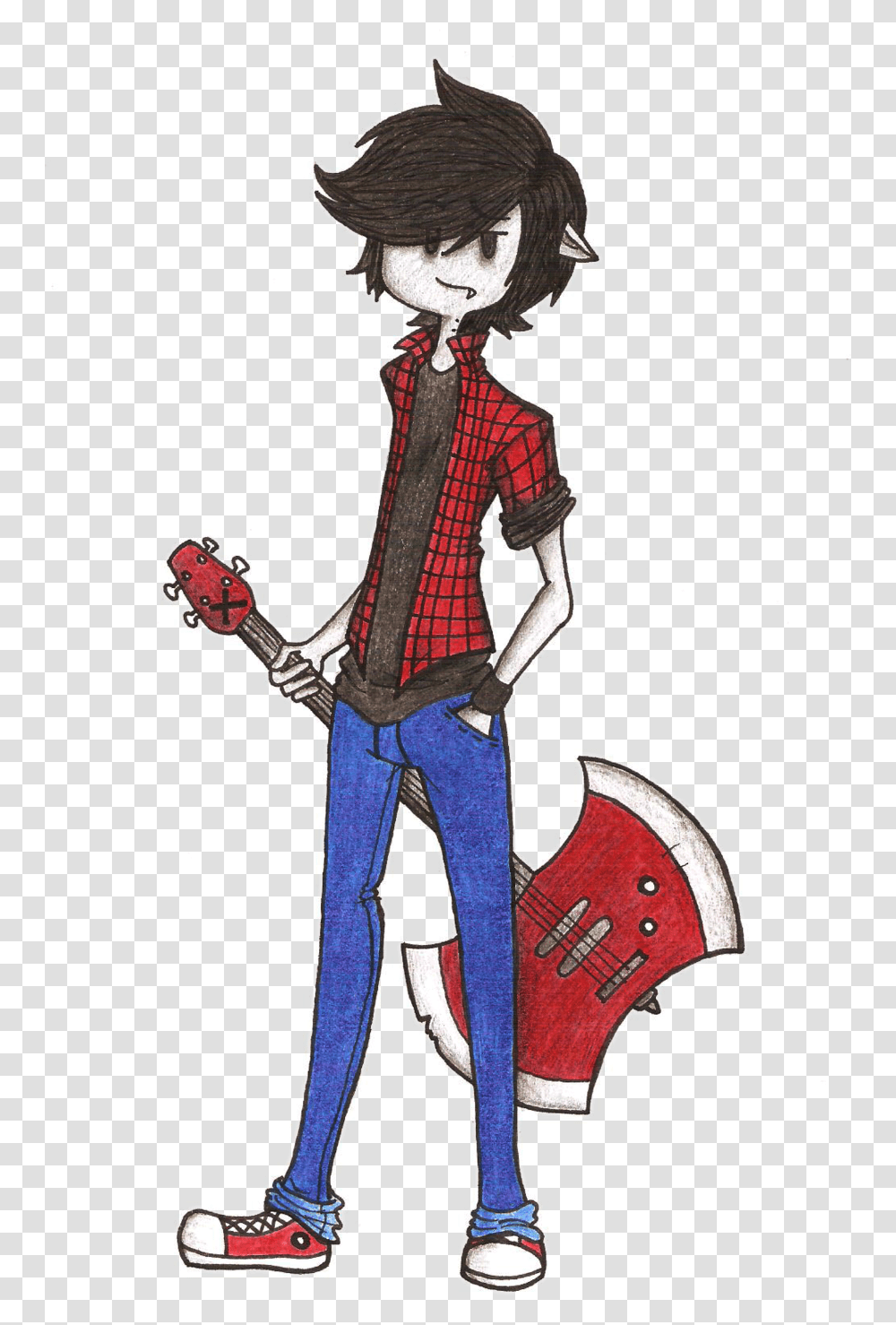 Thumb Image Marshall Lee With His Guitar, Person, Leisure Activities, Hand, Book Transparent Png