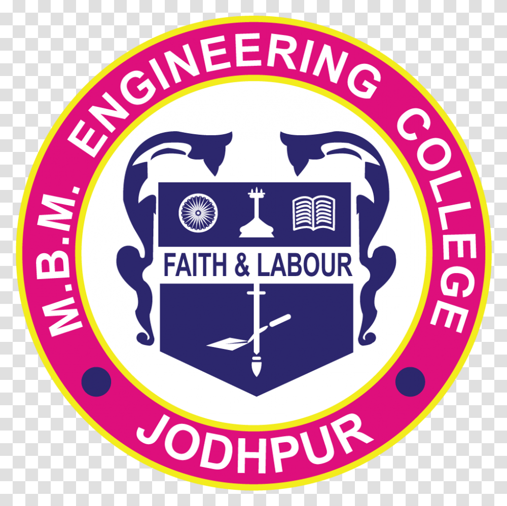 Thumb Image Mbm Engineering College, Label, Logo Transparent Png ...