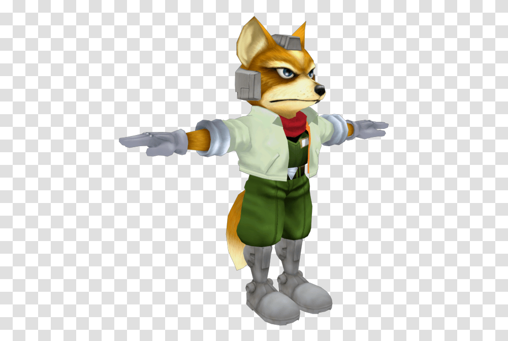 Thumb Image Melee Fox T Pose, Figurine, Toy, Elf, Person Transparent Png