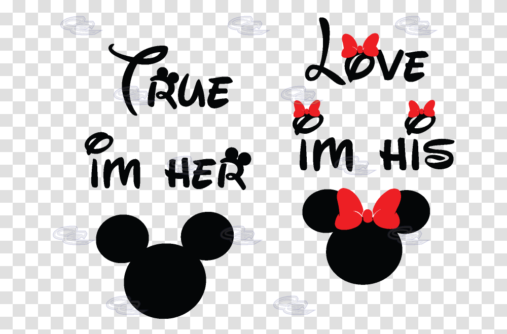 Thumb Image Mickey Y Minnie Mouse Love, Number Transparent Png