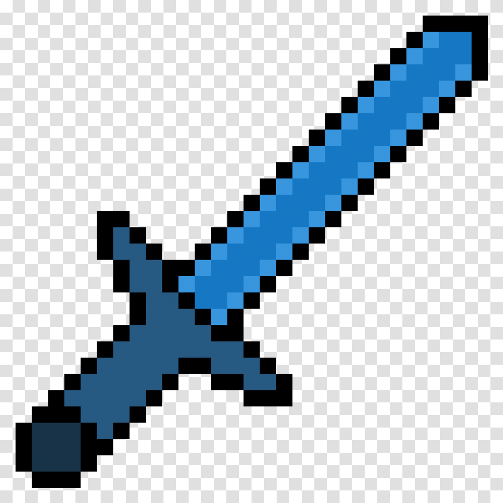 Thumb Image Minecraft Diamond Sword, Blade, Weapon, Weaponry, Cross Transparent Png