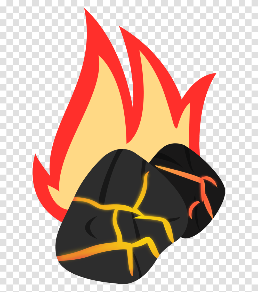 Thumb Image Mlp Rock Cutie Mark, Fire, Flame, Hand Transparent Png
