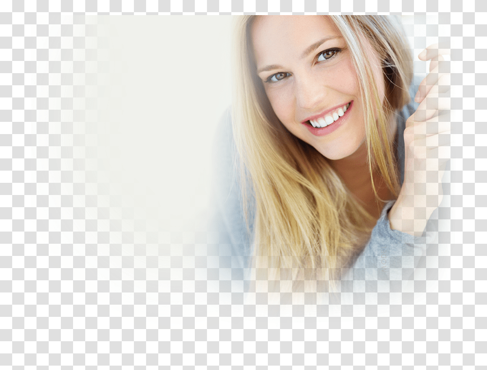 Thumb Image Model Face Smiling, Person, Female, Girl, Portrait Transparent Png