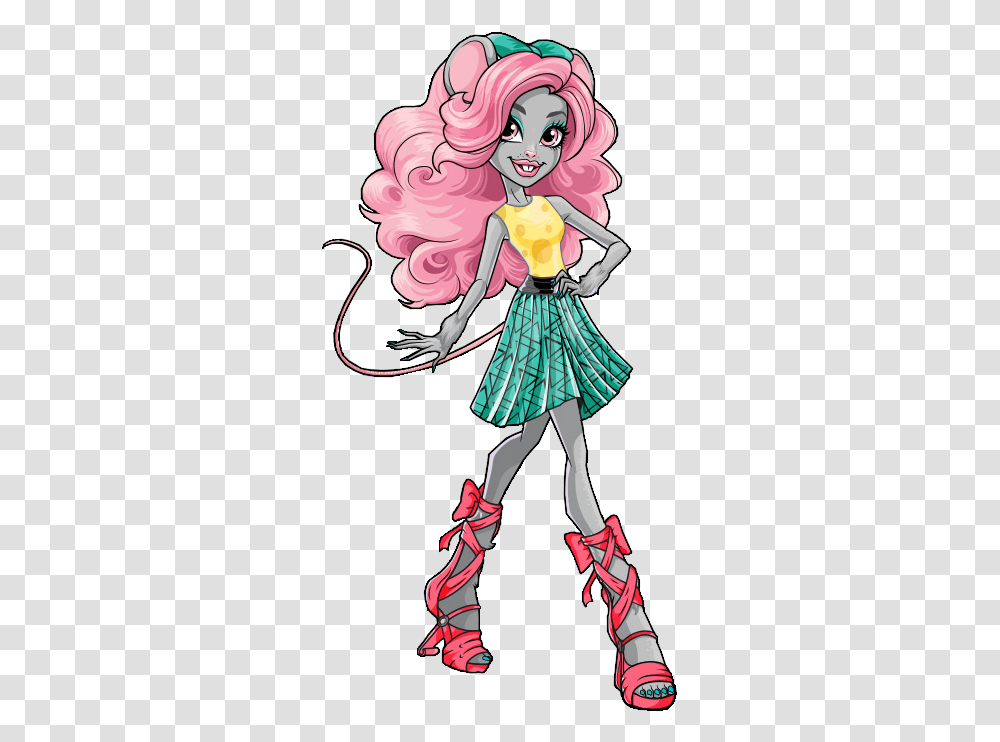 Thumb Image Monster High Mouse Girl, Person, Skirt Transparent Png