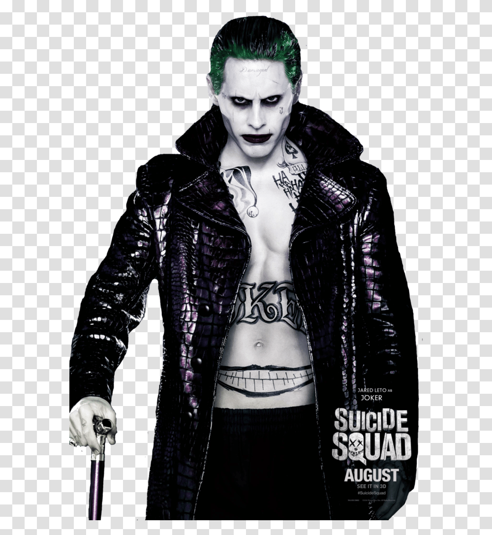 Thumb Image Mr Joker Suicide Squad, Skin, Person, Tattoo Transparent Png