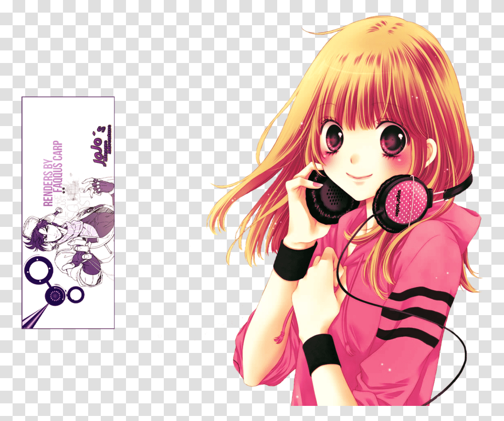 Thumb Image Music Anime Girl, Comics, Book, Manga Transparent Png