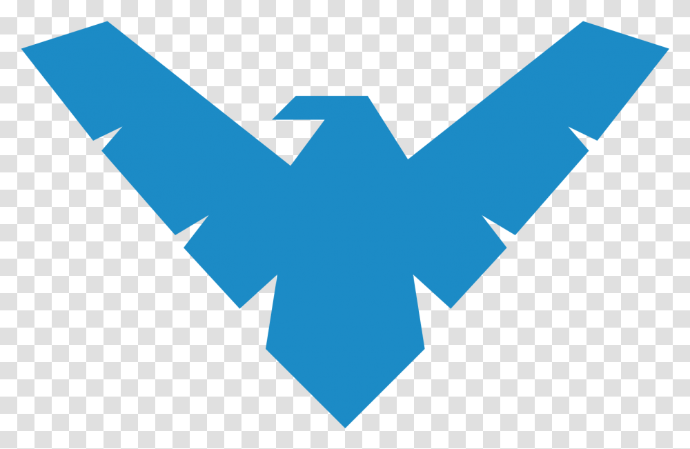 Thumb Image Nightwing Logo, Star Symbol, Recycling Symbol Transparent Png