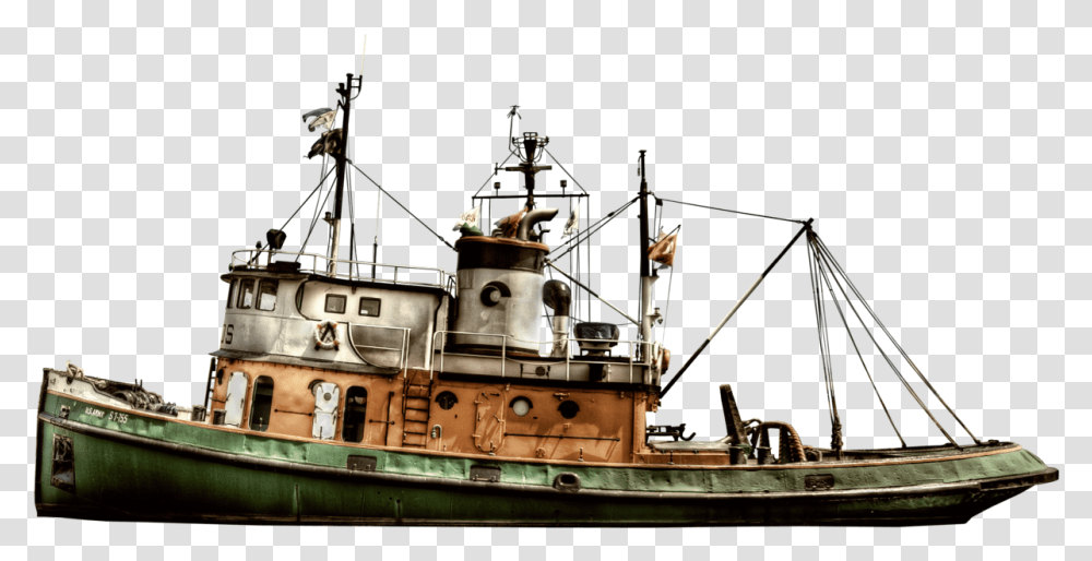 Thumb Image Old Fishing Boat, Vehicle, Transportation, Tugboat, Watercraft Transparent Png