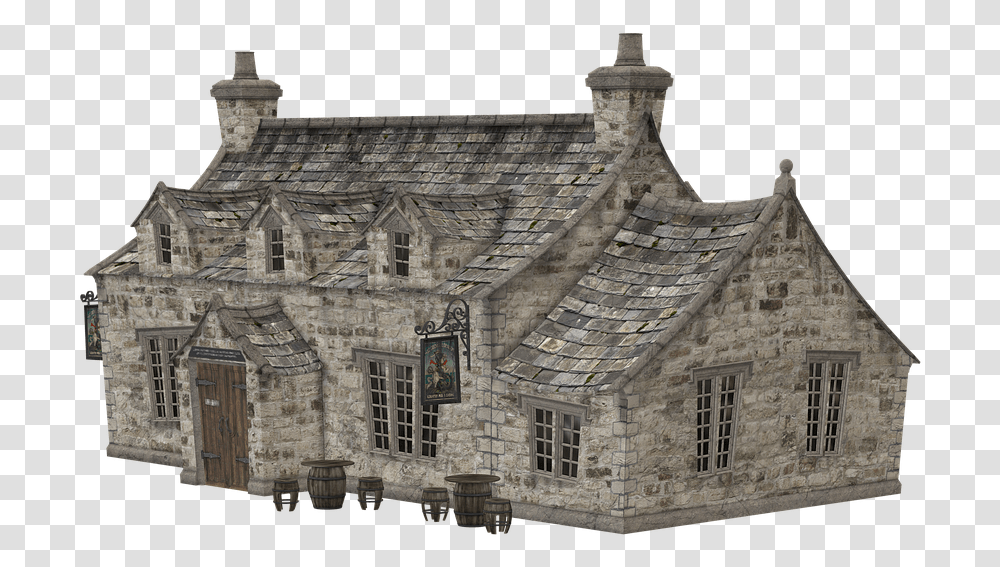Thumb Image Old House No Background, Nature, Outdoors, Building, Roof Transparent Png