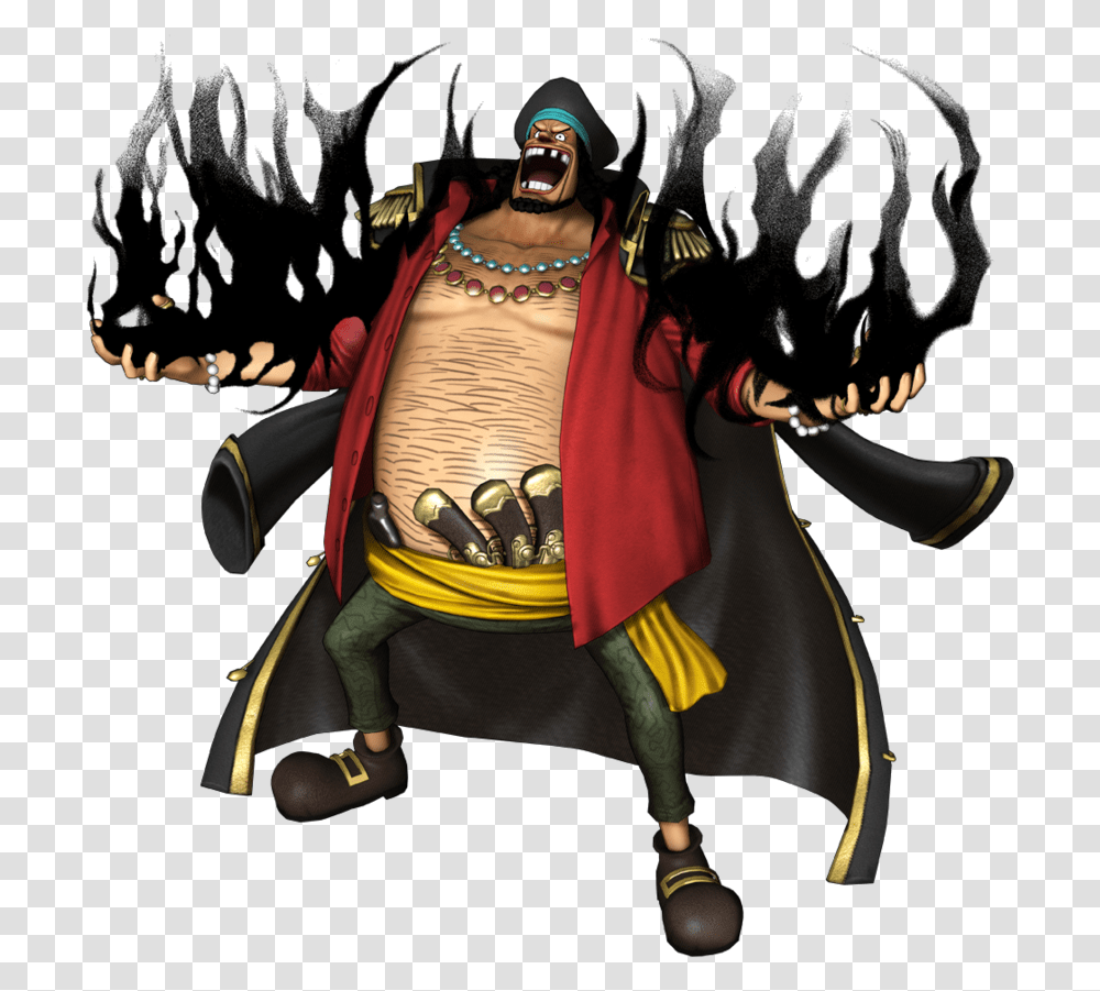 Thumb Image One Piece Barba Negra, Costume, Person, Pirate Transparent Png
