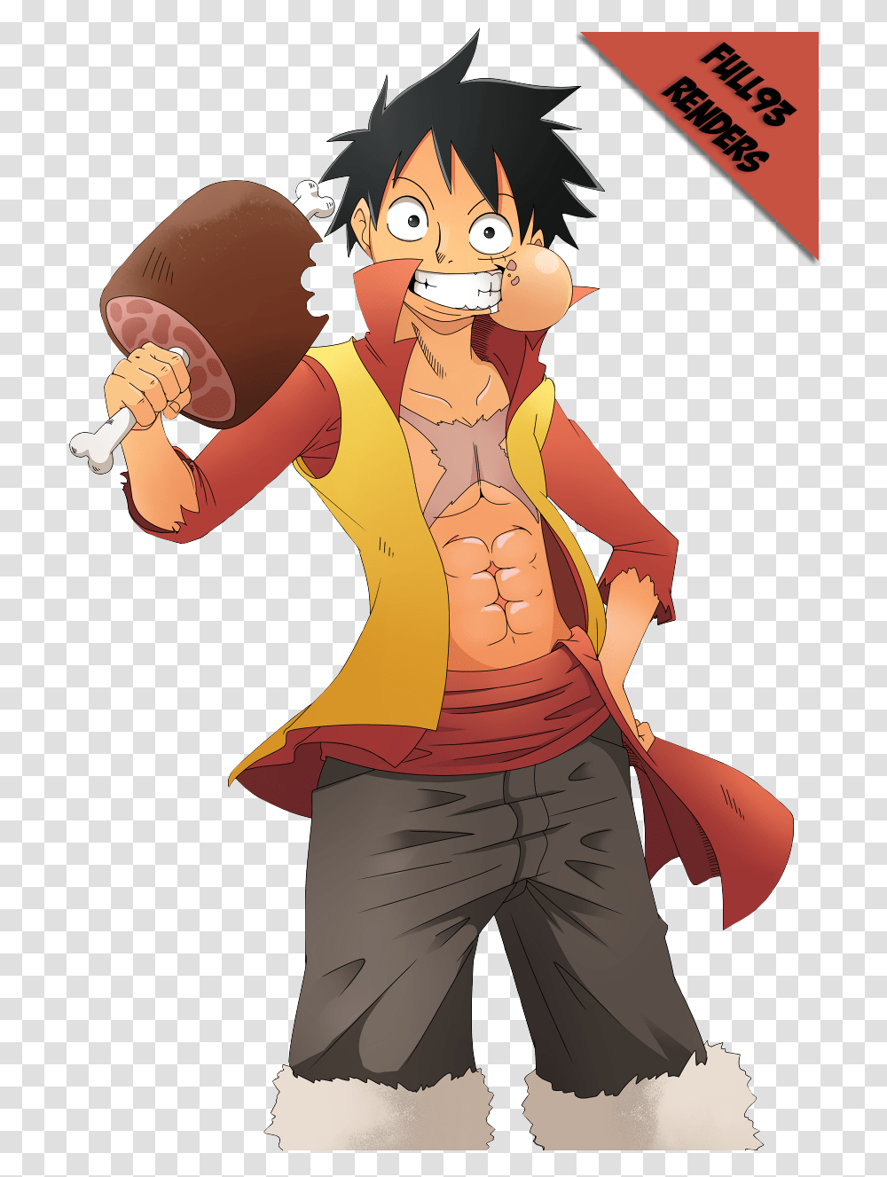 Thumb Image One Piece Luffy Film, Comics, Book, Person, Human Transparent Png