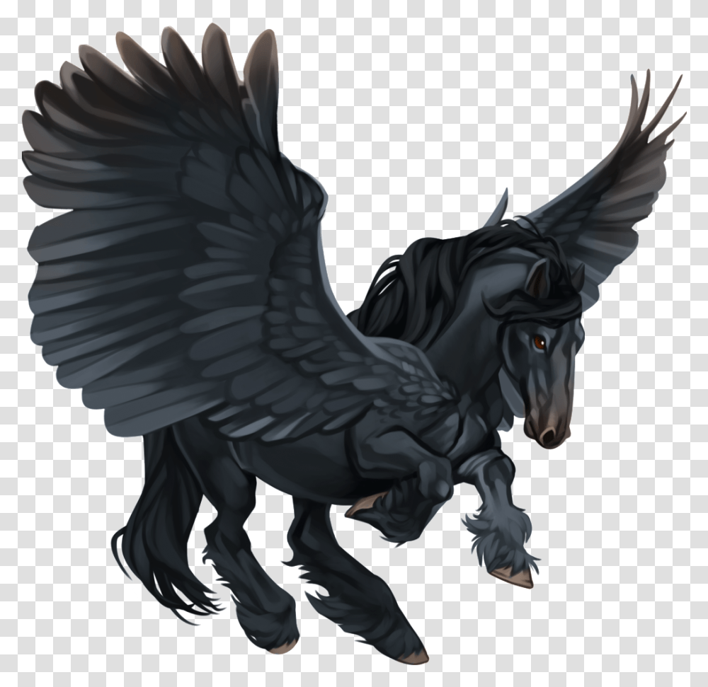 Thumb Image Pegasus, Statue, Sculpture, Person Transparent Png