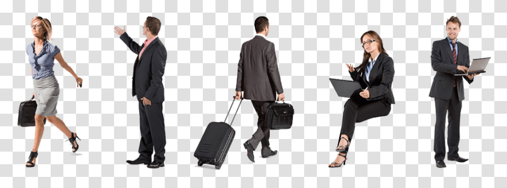 Thumb Image People Cut Out Business, Person, Human, Luggage Transparent Png