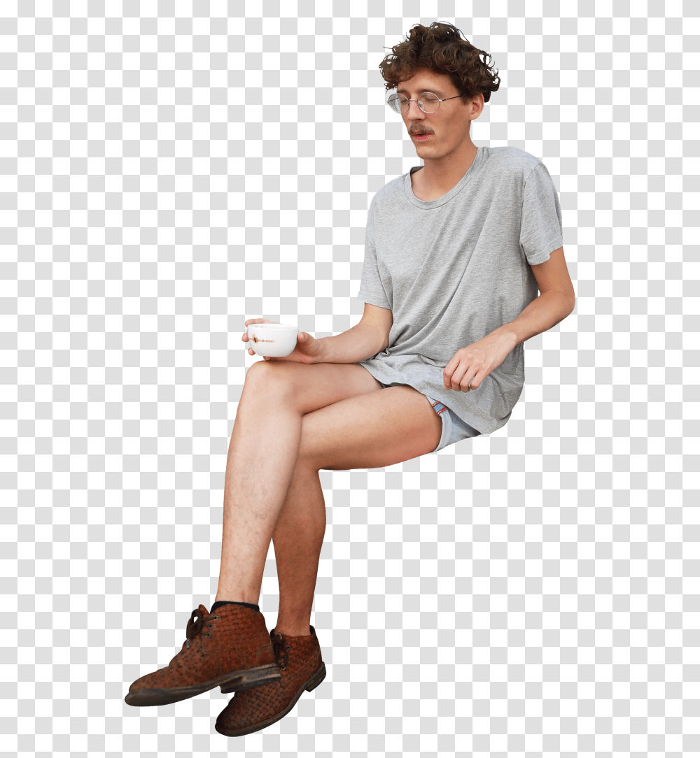 Thumb Image People Sitting, Person, Shoe, Footwear Transparent Png