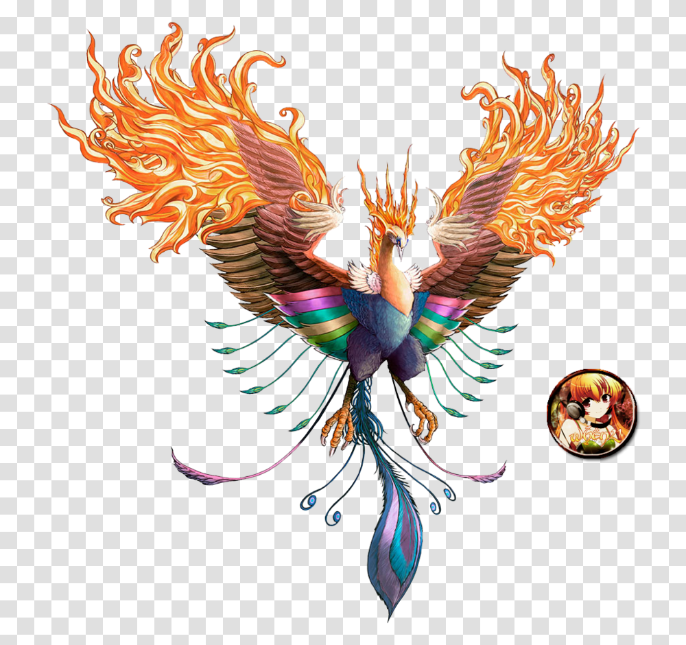 Thumb Image Phoenix Final Fantasy Crisis Core, Ornament, Pattern, Animal, Fractal Transparent Png