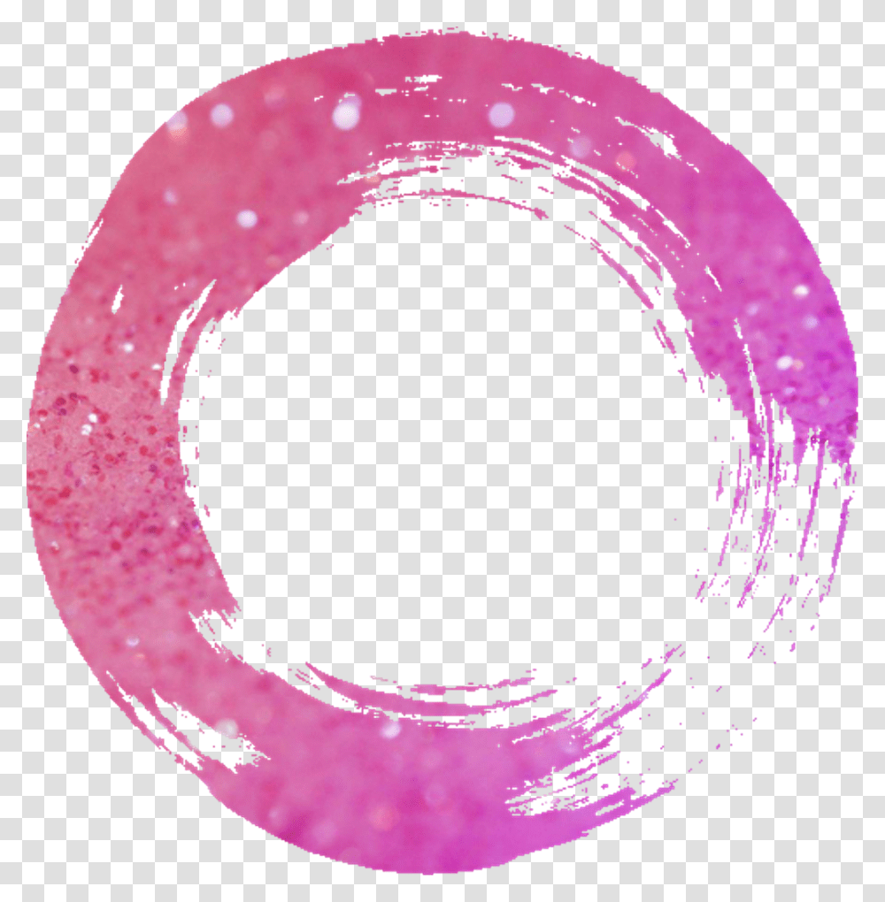 Thumb Image Pink Glitter Circle, Purple, Alphabet, Number Transparent Png