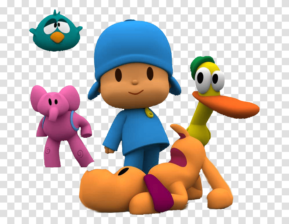 Thumb Image Pocoyo Character, Toy, Doll, Team Transparent Png