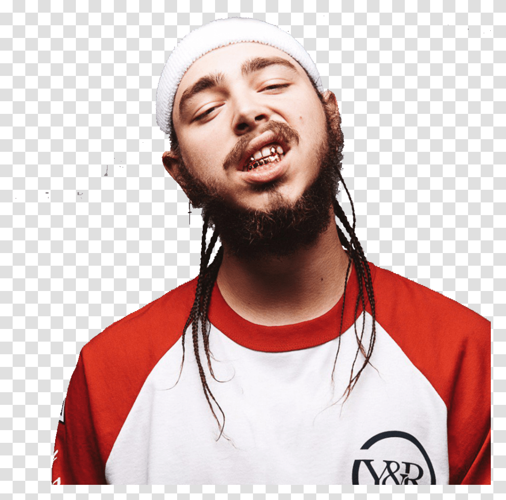 Thumb Image Post Malone, Face, Person, Apparel Transparent Png