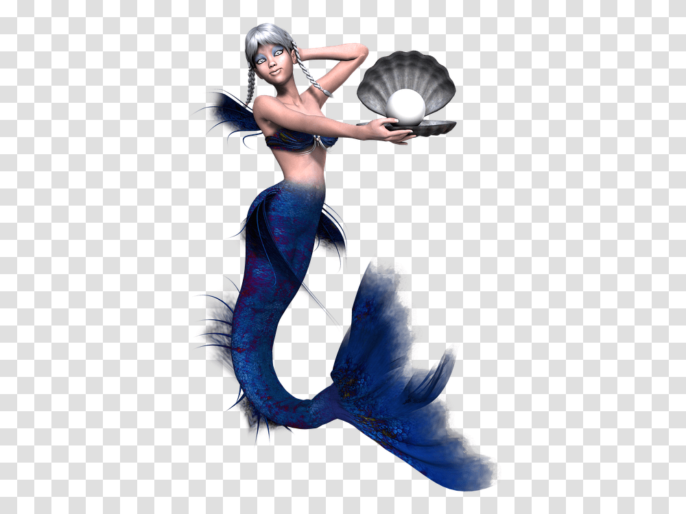 Thumb Image Realistic Mythical Mermaid, Dance Pose, Leisure Activities, Person, Human Transparent Png