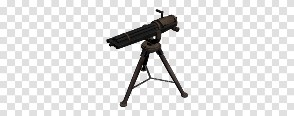 Thumb Image Red Dead 2 Machine Gun, Weapon, Weaponry, Telescope, Tripod Transparent Png