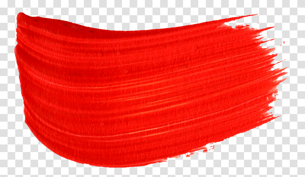 Thumb Image Red Paint Brush Stroke, Pillow, Cushion, Rug Transparent Png