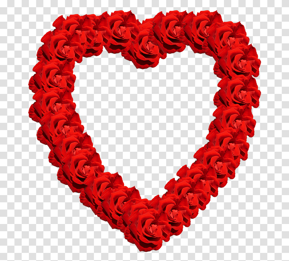Thumb Image Red Rose Heart, Wreath, Flower, Plant, Blossom Transparent Png