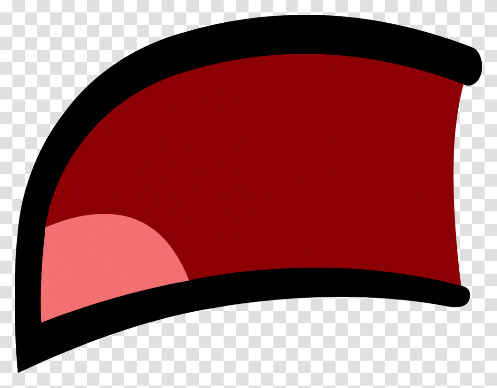 Thumb Image Sad Bfdi Mouth, Maroon, Logo, Baseball Cap Transparent Png