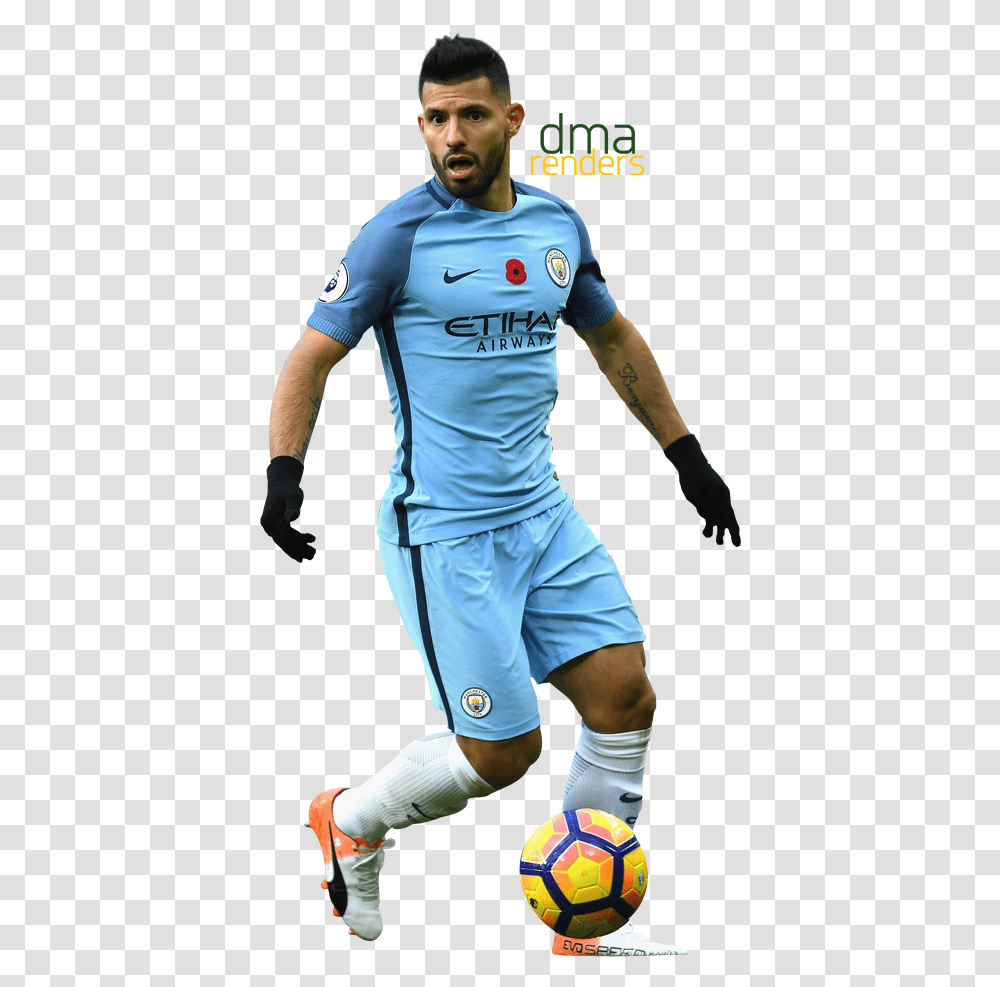 Thumb Image Sergio Aguero 2018, Person, Soccer Ball, Football, Team Sport Transparent Png