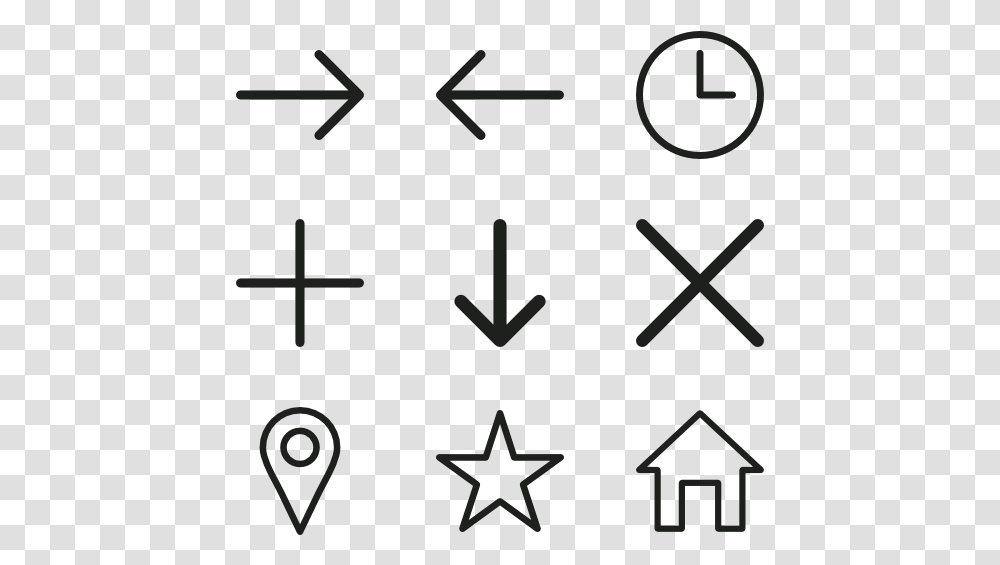 Thumb Image Setting Icon Simple, Number, Star Symbol Transparent Png