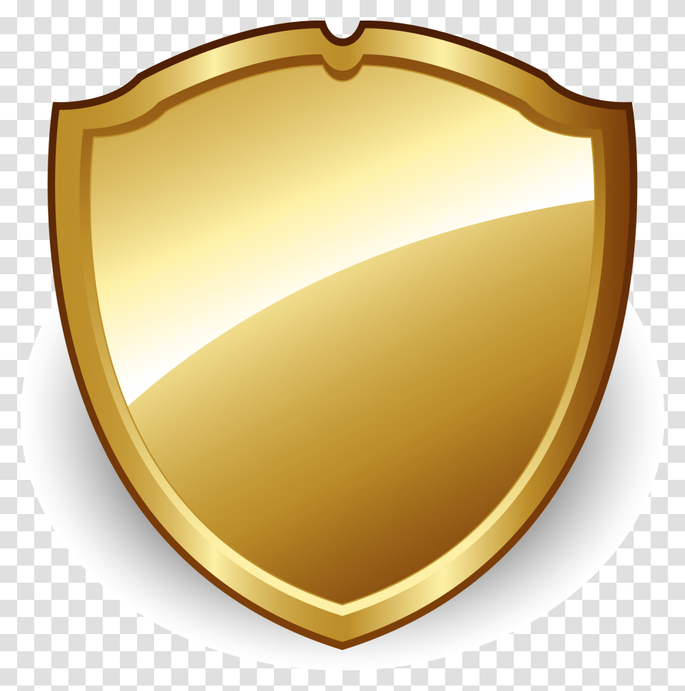 Thumb Image Shield Gold, Armor, Trophy, Gold Medal Transparent Png