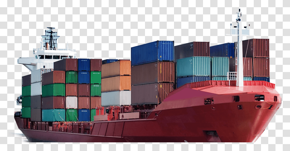 Thumb Image Ship With Container, Boat, Vehicle, Transportation, Cargo Transparent Png