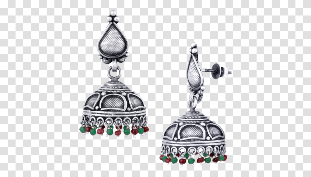 Thumb Image Silver Jhumka, Accessories, Accessory, Jewelry, Earring Transparent Png