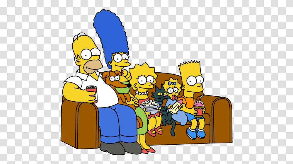 Thumb Image Simpsons On The Couch, Doodle, Drawing Transparent Png
