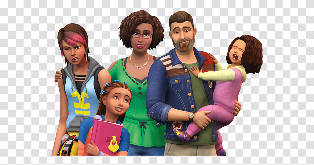 Thumb Image Sims 4 Parenthood Free, Person, Human, People, Family Transparent Png