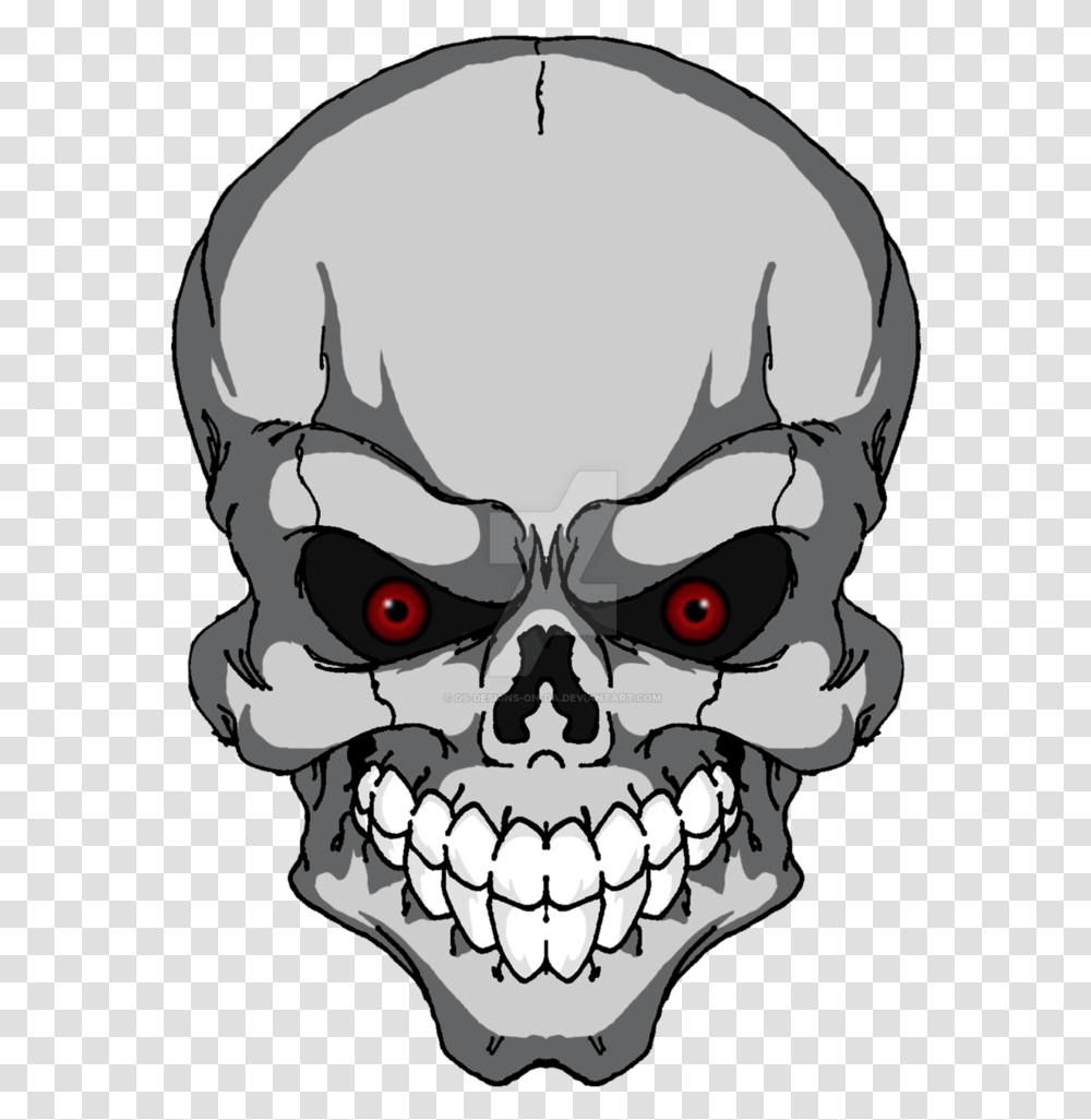 Thumb Image Skull, Jaw, Stencil, Head, Painting Transparent Png
