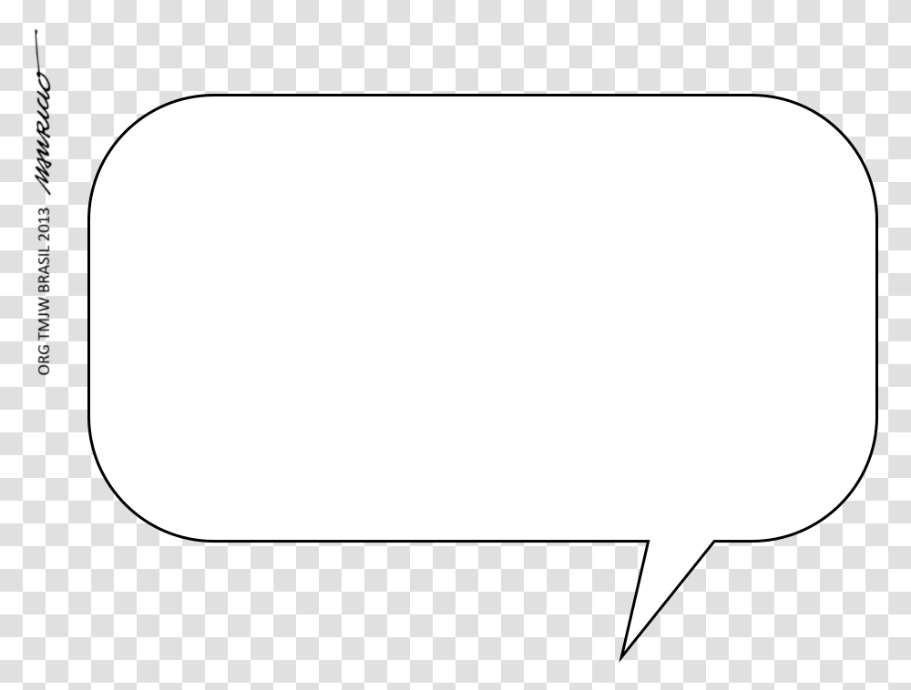 Thumb Image Speech Bubble White, Label, Logo Transparent Png