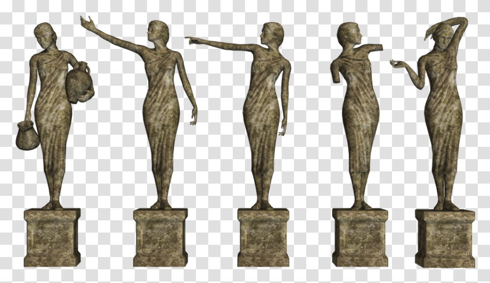 Thumb Image Statues, Bronze, Archaeology, Person, Human Transparent Png