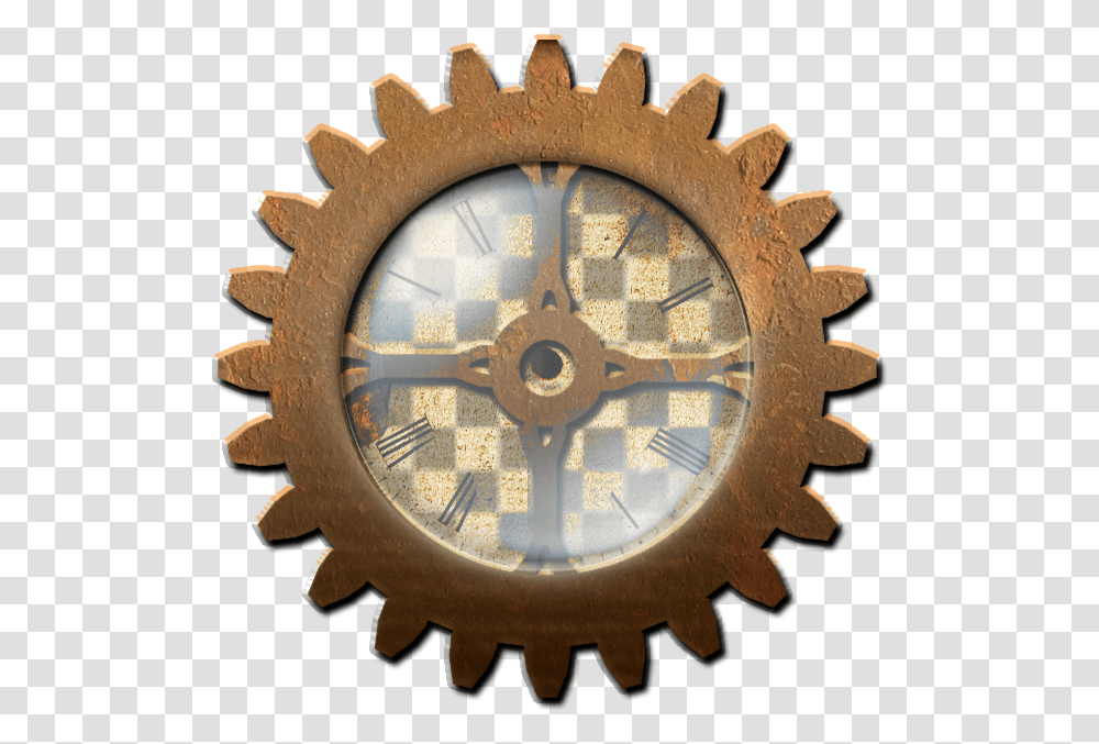 Thumb Image Steampunk Gear, Machine, Cross, Clock Tower Transparent Png