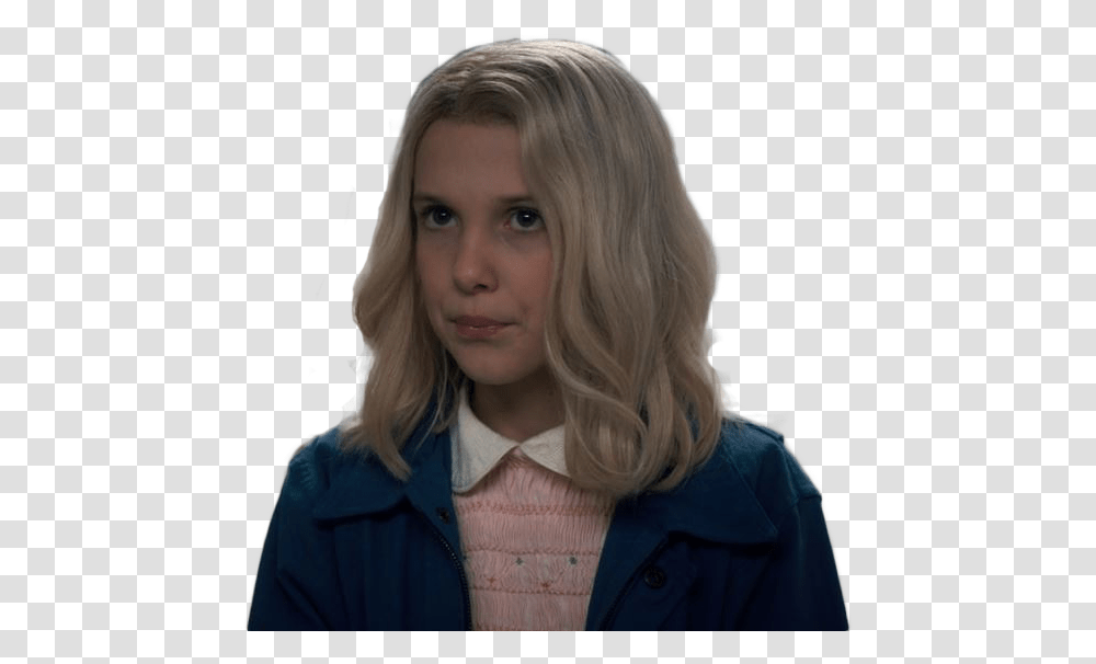 Thumb Image Stranger Things Eleven, Face, Person, Female Transparent Png