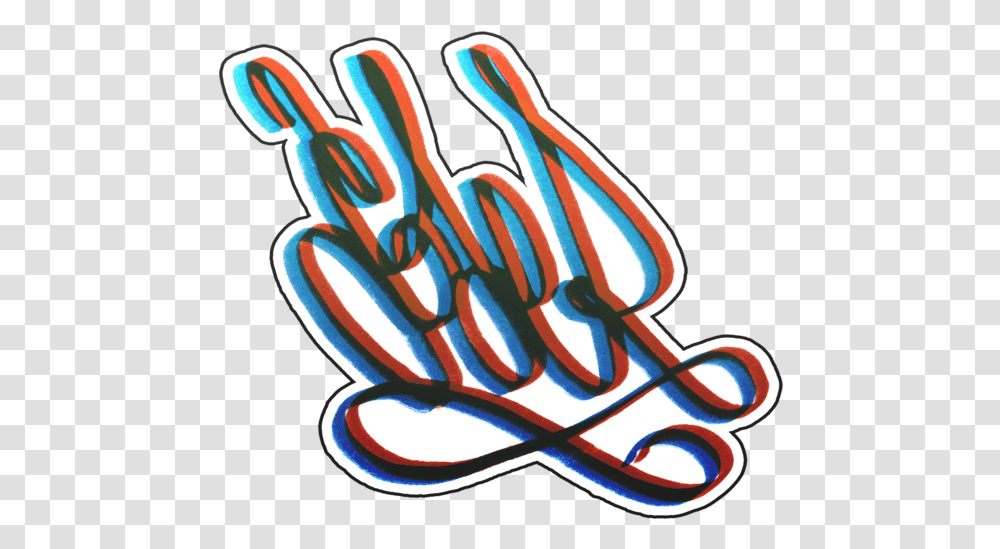 Thumb Image Street Art Sticker, Alphabet, Scissors, Blade Transparent Png