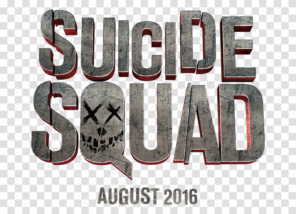 Thumb Image Suicide Squad Film Logo, Word, Alphabet, Poster Transparent Png