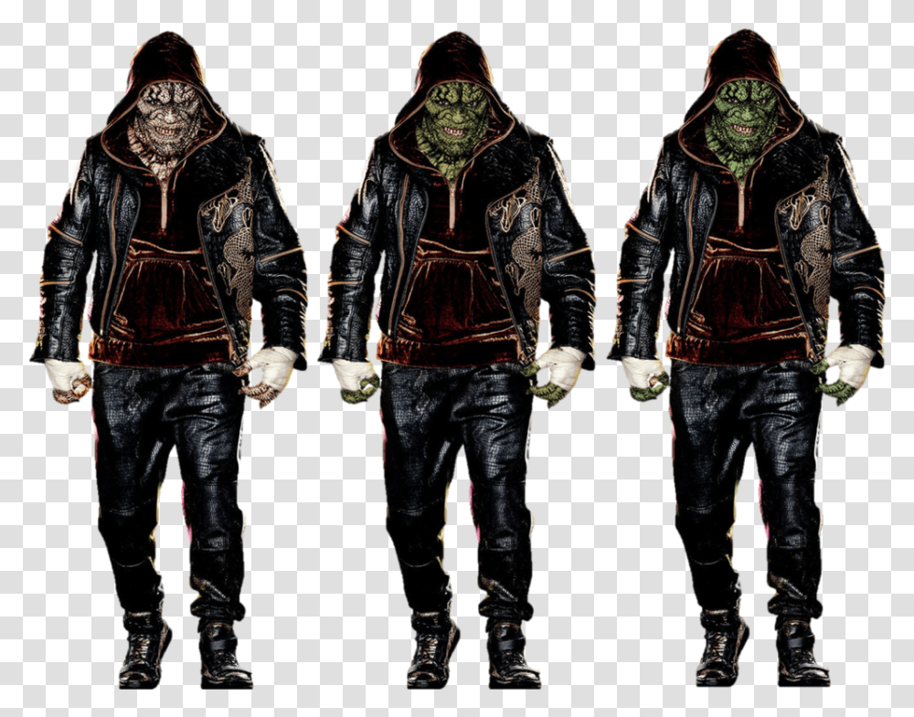 Thumb Image Suicide Squad Killer Croc Outfit, Apparel, Jacket, Coat Transparent Png