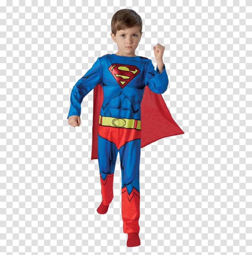 Thumb Image Superman Costume Kids, Cape, Person, Long Sleeve Transparent Png