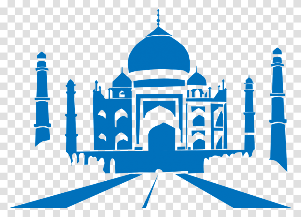 Thumb Image Taj Mahal Silueta, Dome, Architecture, Building, Mosque Transparent Png