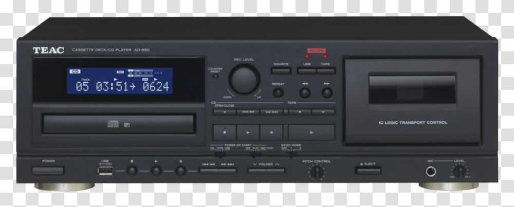 Thumb Image Teac Deck Cassette, Electronics, Tape Player, Cassette Player, Amplifier Transparent Png