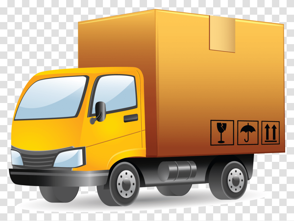 Thumb Image Transporte De Carga, Moving Van, Vehicle, Transportation, Trailer Truck Transparent Png