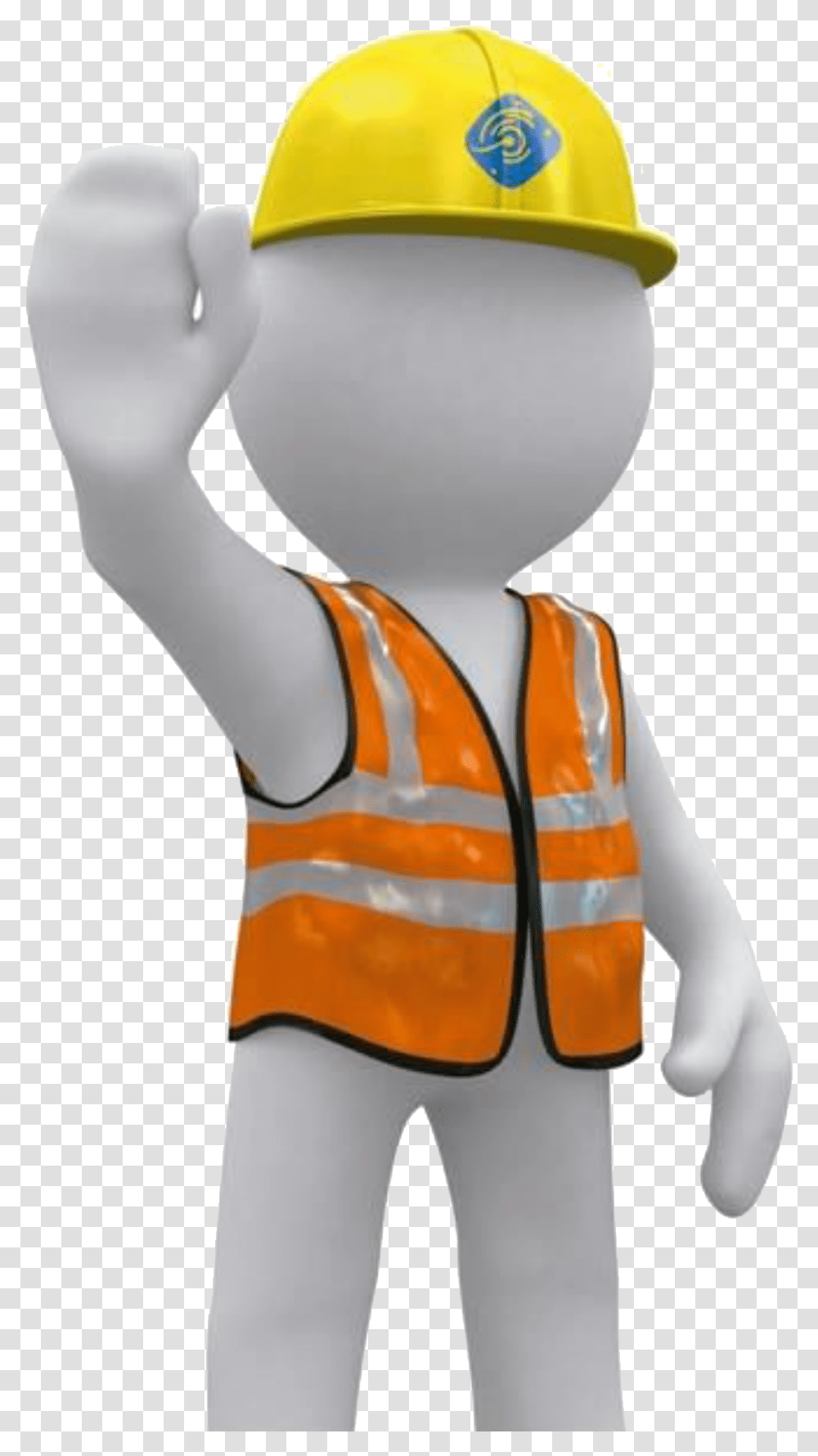 Thumb Image Under Construction Man, Apparel, Vest, Hardhat Transparent Png