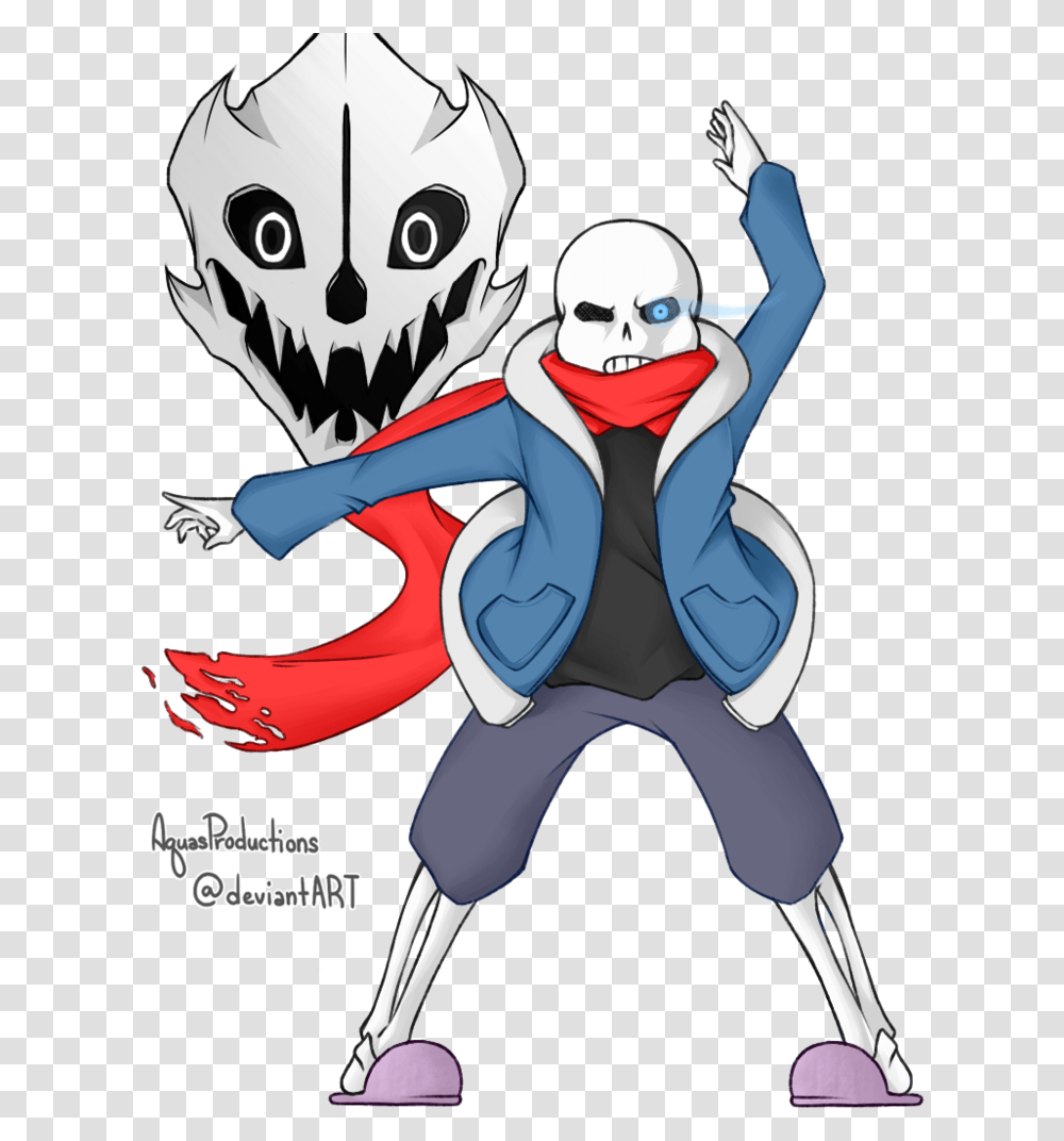 Thumb Image Undertale Sans With Papyrus Scarf, Performer, Comics, Book, Magician Transparent Png